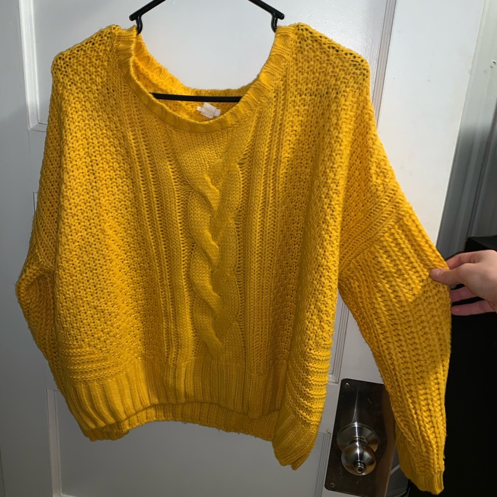 Yellow sweater